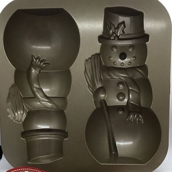 Williams Sonoma Nordic Ware Snowman Cake Pan - Picture 1 of 5
